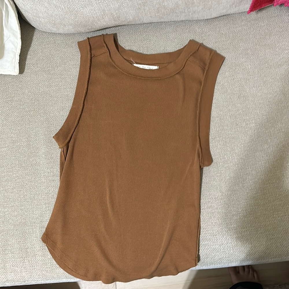 Free People Tan Tank